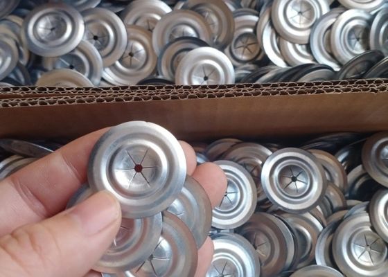 30 mm galvanisierter Stahlrunder Isolierwascher mit Bevelrand