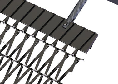 Architekturmetallsieb-Festlegungs-Systeme gepasst gesponnen, durchlöchert, Streckmetall