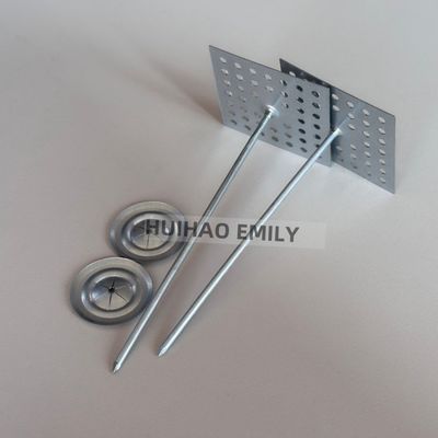 Isolierverbindungen Steinwolle Selbstklebspins mit 12 Ga Aluminium-Pins