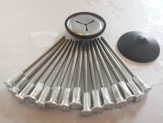3mm x 65mm Bolzenschweißen-Stiftbi-metallische Stifte mit 6 x 15-Millimeter-Aluminium Isolierköpfen