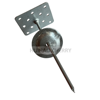1,6x24x24mm Aluminium-Perforierte Isolier-Stifte selbstklebend, verwendet für Außenwand-Dämmstoffbefestigungen