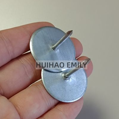 Verzinkte Stahl-Tassenkopf-Isoliernieten zum Anschweißen an Blech von Kanalbau