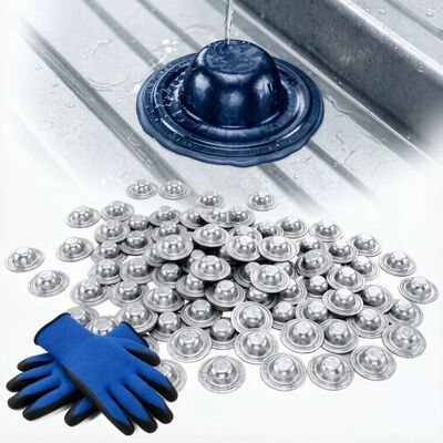 36mmx11mm wasserdichte Metalldachschrauben-Kappe Dachschrauben Sechskant-Bohrschrauben