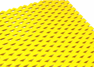 PVDF fertige Goldfarbaluminium erweiterte Maschen-Wand-Umhüllung 1200MMX3000MM