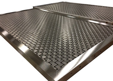 Webart-steife Maschen-Art Aufzugs-Fahrerhaus-Maschen-Platte mit kundenspezifischem v-Aluminium-Rahmen
