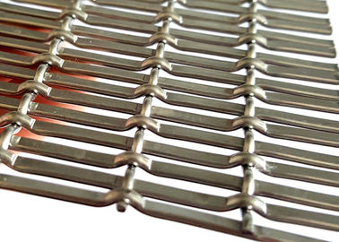 Architekturaluminiumflachdraht-Masche für Außengebäude-Metallfassade