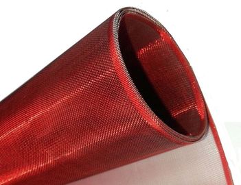 Rote Farblampenschirm-Webart-Maschendraht im Edelstahl-und Kupfer-Material