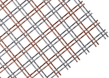 Antikes Messinggesponnenes Metallmaschen-Architekturgewebe mit Edelstahl-Flachdraht