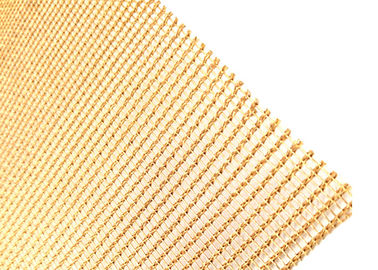 2500mm Breiten-Kupfer lamellierter Maschendraht für Architekturkunst-Glaswand