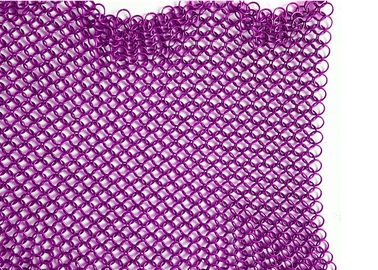 Trennwand-Edelstahl-Ring-Masche für Hotel-Zwischenwand 1MM Durchmesser 8MM offen