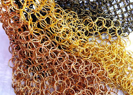 Edelstahl 304/316 Flachdrahtmetallringnetz mit 20 mm Ringdurchmesser für Deckenbehandlungen