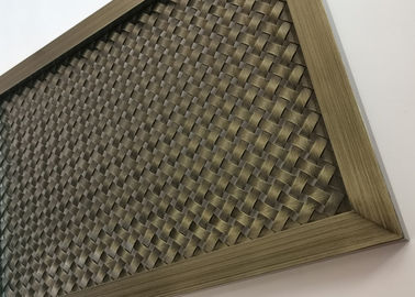 Rahmen-Entwurfs-Metallarchitekturmaschendraht-Schirm mit antikem Kupfer