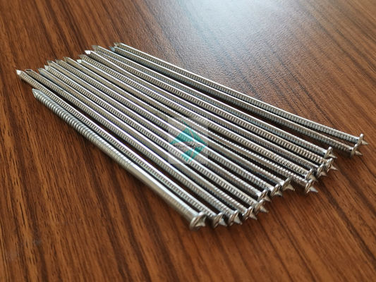 2,7 X 75MM Aluminium-CD Schweißungs-Stifte mit flachem Kopf, Bolzenschweißen-Nägel CD 10Ga X 110mm mit Selbstfederring