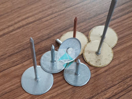 Kanalisierungs-Metall 12Gauge 38mm höhlte Hauptschweißungs-Stifte, Steinwolle-Isolierungs-Schweißungs-Nägel für HAVC-System