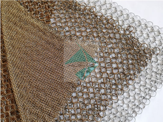 Firepe sortiert lacSs304 Metall Ring Mesh Antique Colored Finished aus