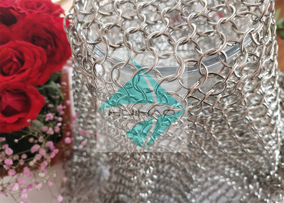 Handgemachtes Licht Aluminiumlegierung DIY, das Metall Ring Mesh With Electroplating Bronze Color verteilt