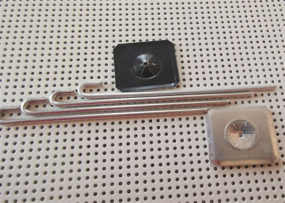 Quadrat, das Selbstfederring-Clip-J-Haken für Sonnenkollektor Mesh Fixing phosphatiert