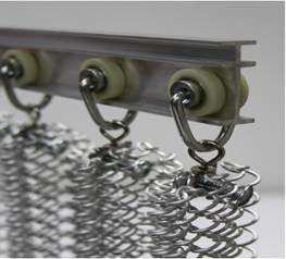 Aluminiummetallspulen-Vorhang für Restaurant-Innenausstattung mit Zusätzen