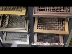 Architektonische Trennwand Gewebter Draht-Fleischnetz Edelstahl Flachdurchmesser