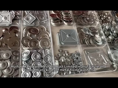 Selbstverschließende Wäscher aus Stahl, die in Verbindung mit Isolierhängern, CD-Schweißspangen, Schnüranhängern verwendet werden