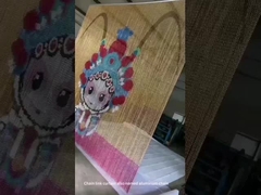 Kettenglied Vorhang auch als Aluminiumkettenvorhang bezeichnet